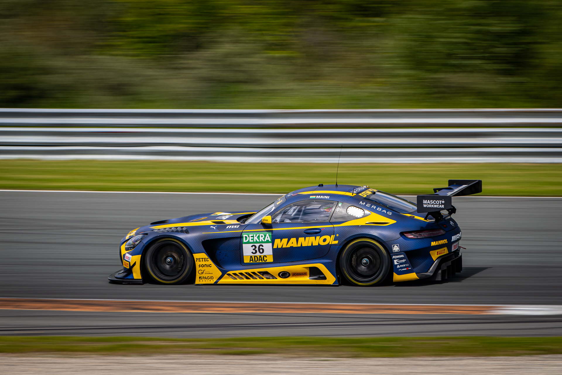 Maini in the Mercedes AMG